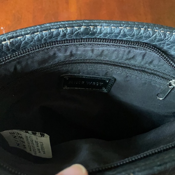 Nine West Black Leather Crossbody Bag - Picture 4 of 5